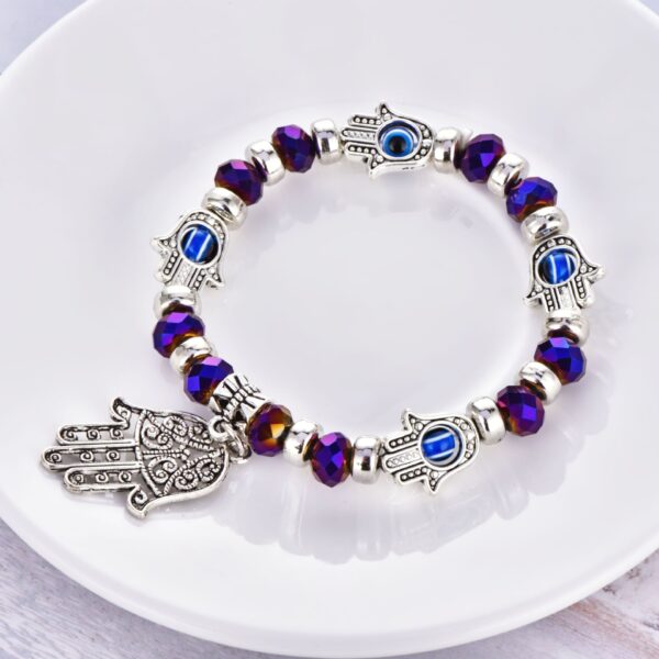 Devil's Eye Beaded Bracelet - Image 4